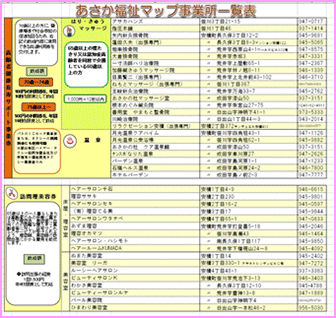 「あさか福祉マップ」